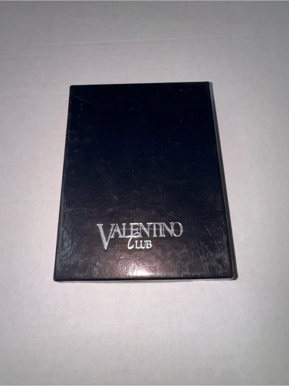 Valentino Men’s Burgundy Leather Wallet Italian